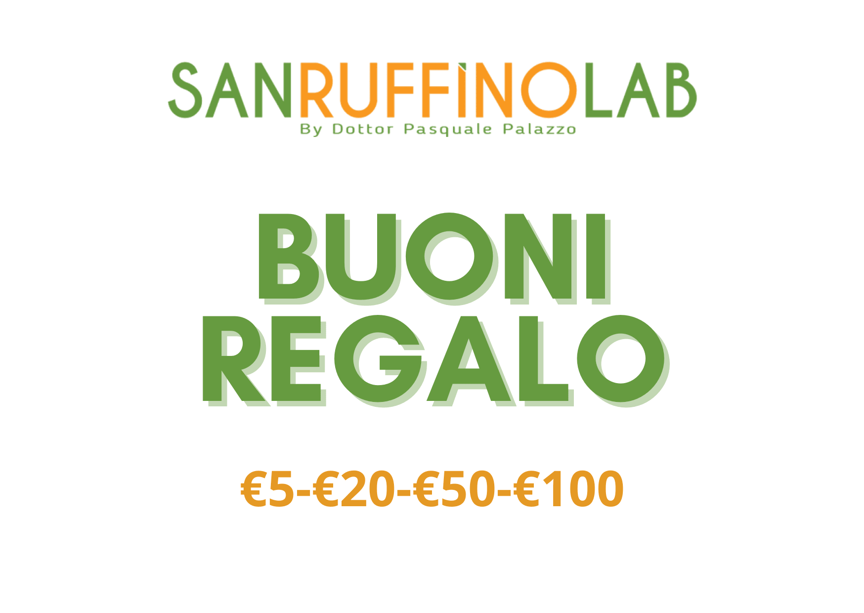 BUONI REGALO - SanRuffinoLab.com